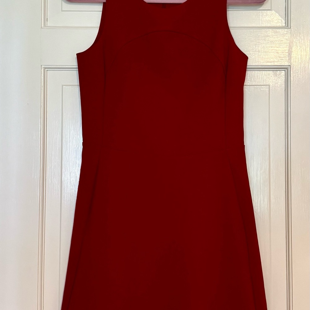 Madewell Red Sleeveless Mini Dress